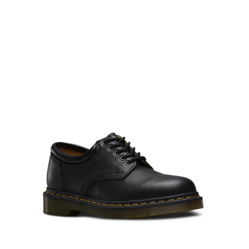 Dr. Martens حذاء 8053 بخمس فتحات جلد نابا — أسود — صورة 2