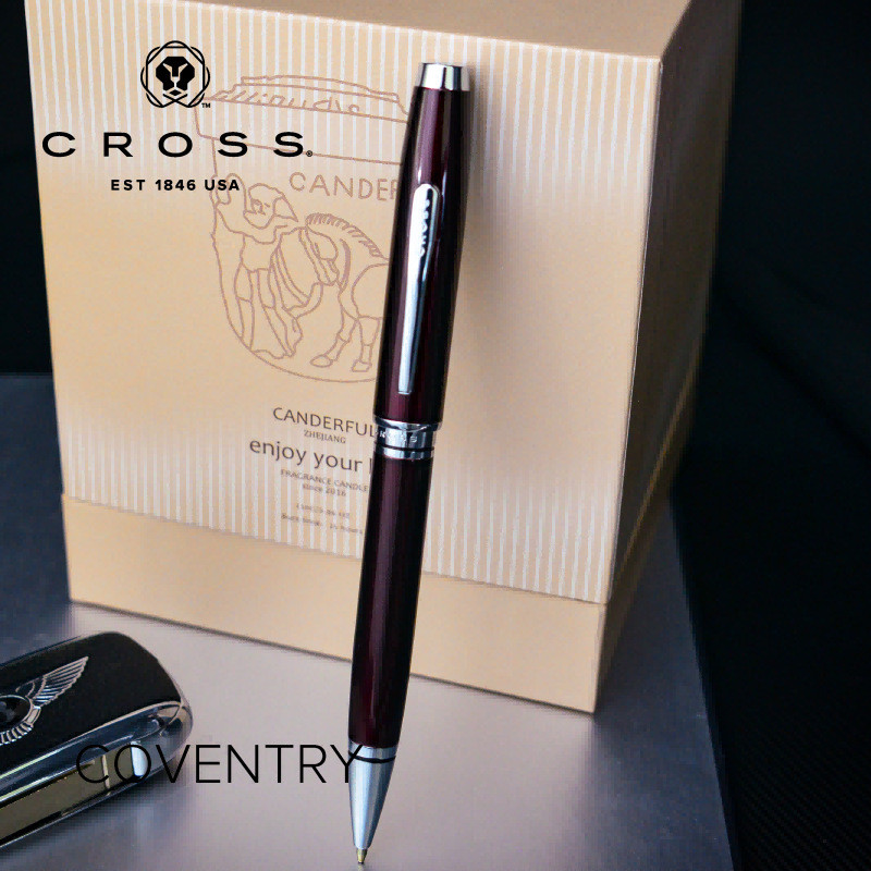 CROSS CROSS CROSS CROSS ปากกาธุรกิจผู้ชายปากกาลายเซ็นสาวของขวัญนักเรียนเขียนโลหะรอบ