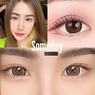 คอนแทคเลนส์ รุ่น Someday Brown / Gray / Black ขนาดบิ๊กอาย (Lovelylens)