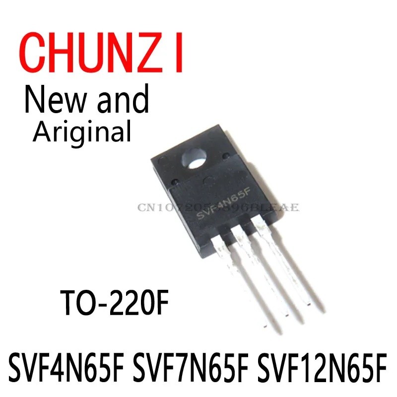 5PCS ใหม่และต้นฉบับ 4N65F 7N65F 12N65F SVF4N65 SVF7N65 SVF12N65 TO-220F SVF4N65F/7N65F/12s ตรรกะ