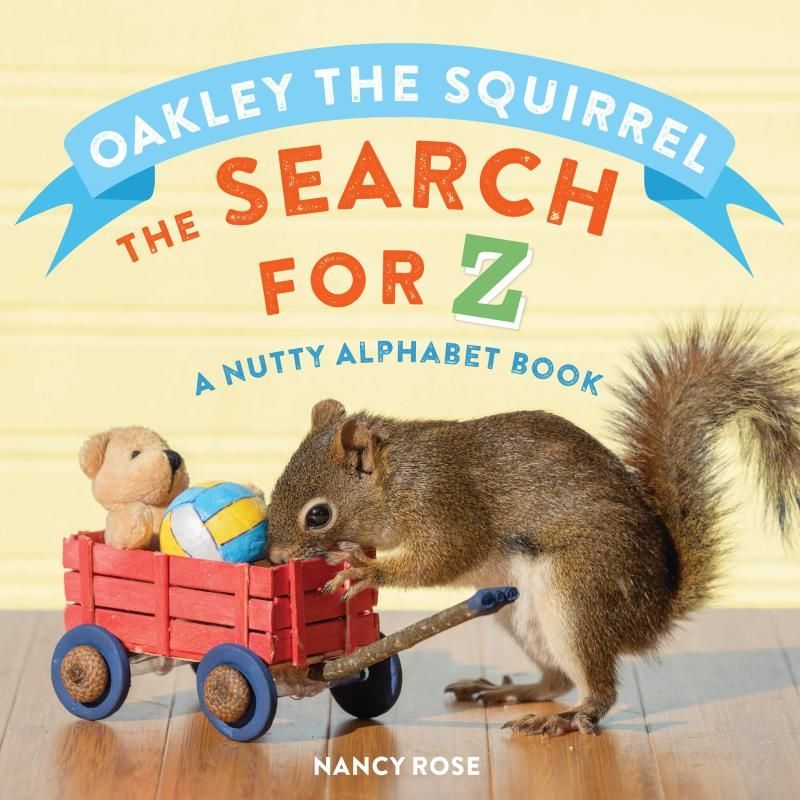 Oakley the Squirrel ค้นหาสําหรับ Z Little Squirrel Oakley the Squirrel Series Baby Letter Cardboard 
