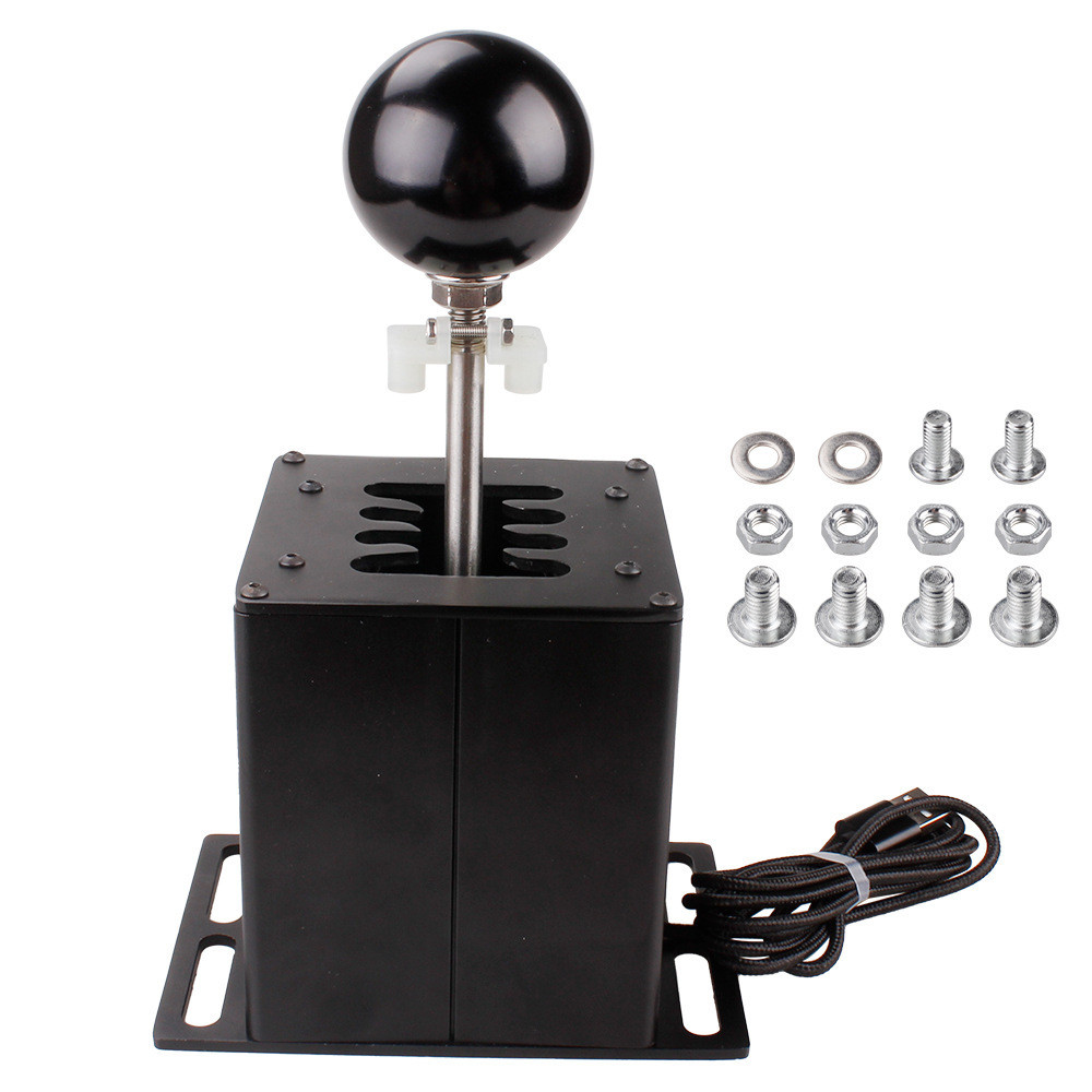 H Pattern Shifter Manual Gear Stick Simulator สําหรับ Logitech G27 G29 Thrustmaster T300 Racing Whee