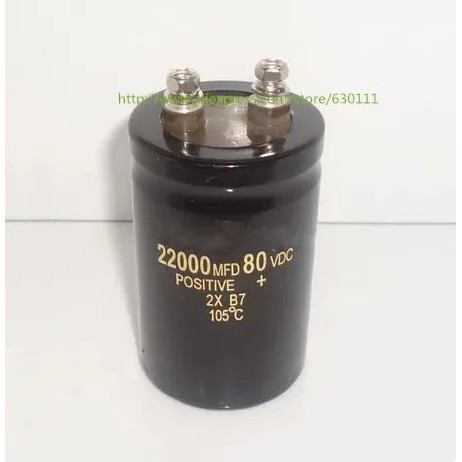 ตัวเก็บประจุไฟฟ้า 80V22000UF 22000UF 80V 50x80mm
