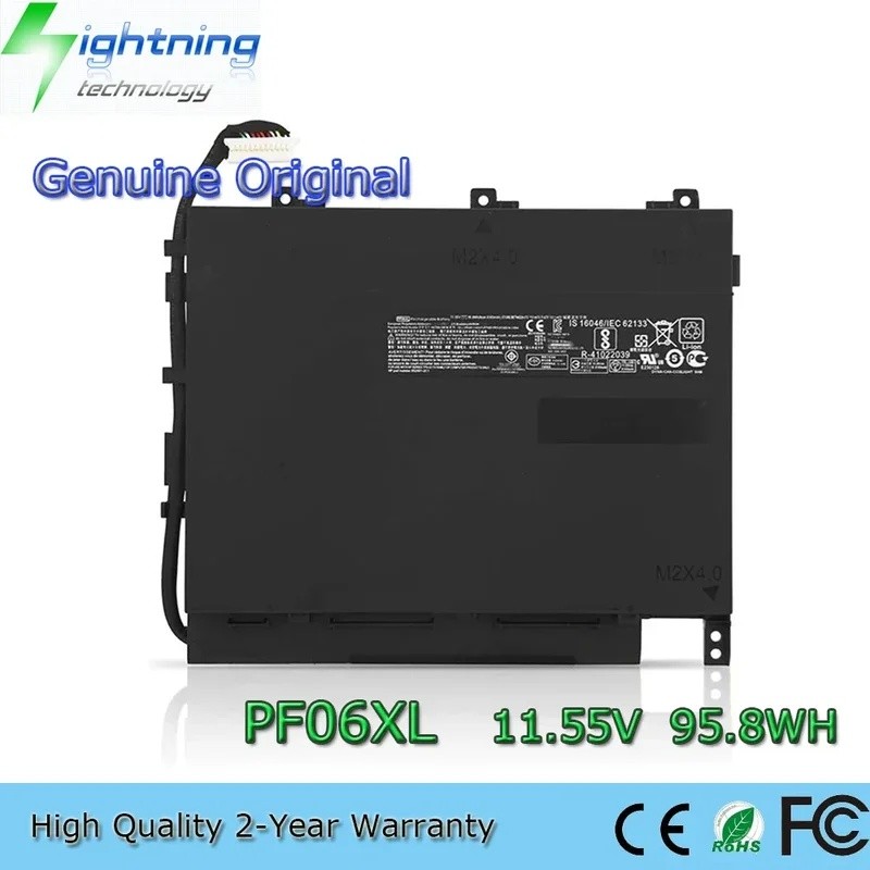 ใหม่ PF06XL 11.55V 95.8Wh แบตเตอรี่แล็ปท็อปสําหรับ HP Omen 17-w110ng 852801-2C1 853294-855 HSTNN-DB7