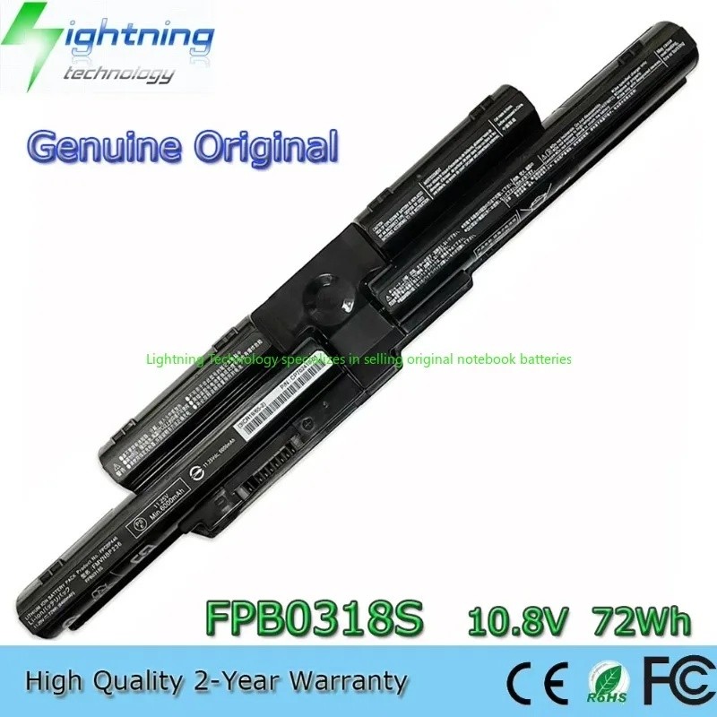 FPCBP446 72Wh แบตเตอรี่โน้ตบุ๊คสําหรับ Fujitsu Lifebook E734 E736 T725 T726 FPB0344S FPB0318S FMVNBP