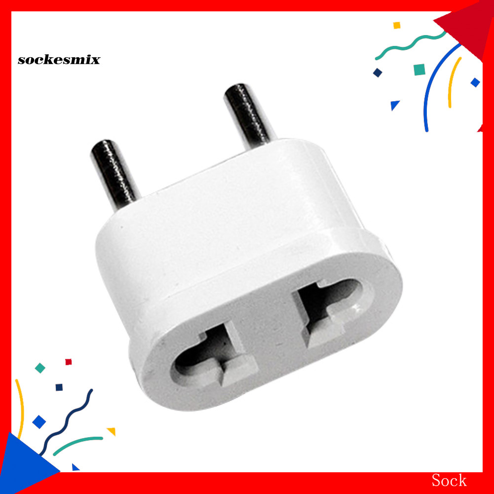 SX US USA เป็น EU Euro Euro Euro Europe Power Plug Travel Adapter Charger Socket Converter