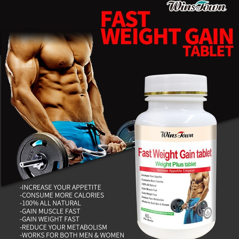 现货增重压片糖果WinsTown Fast Weight Gain เม็ด