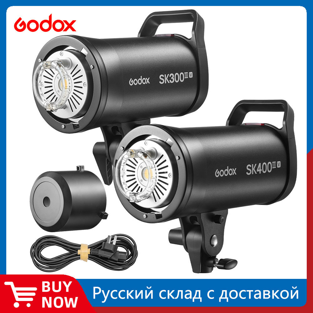 Godox SK300III-V SK400III-V SK300IIIV SK400IIIV 2.4G X ระบบ Professional Compact Studio แฟลชสําหรับถ