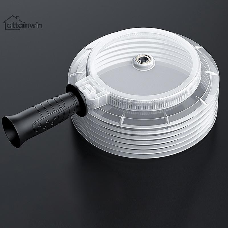Attainwin 1PC ค้อนไฟฟ้าเจาะฝุ่น Hole Opener Dust Collector Cover กันฝุ่น Hole Saw เจาะ Bit ฝาครอบเครื่องมือ th