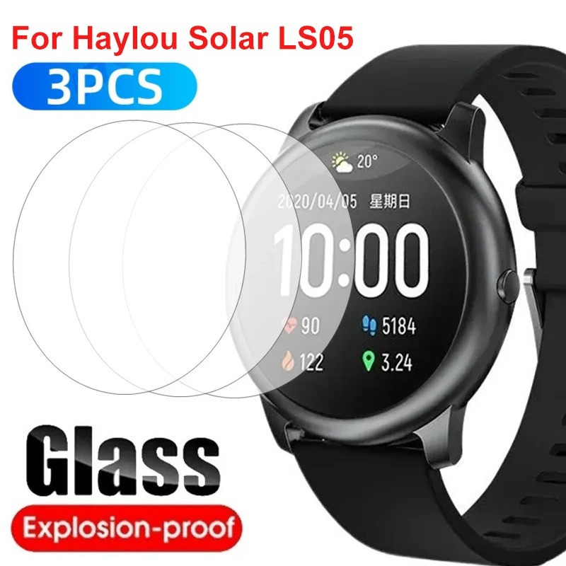 สําหรับ Haylou R8 LS16 Solar Plus RT3 LS10 RT2 3 ชิ้น HD Clear ฟิล์มกระจกนิรภัยสําหรับ Haylou LS05S 