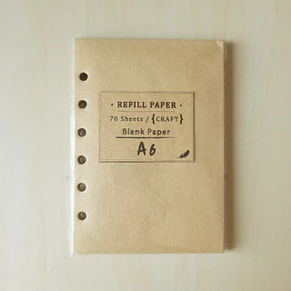 HILMYNA Refill paper : กระดาษรีฟิลล์ขนาด A6 / Refill paper A6
