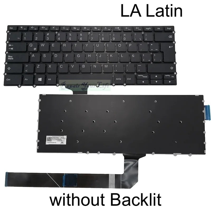 US UI แป้นพิมพ์รัสเซียแบบละตินสําหรับ Lenovo 14W 81MQ Gen 2 82N8 82N9, แป้นพิมพ์แล็ปท็อปภาษาอังกฤษ P