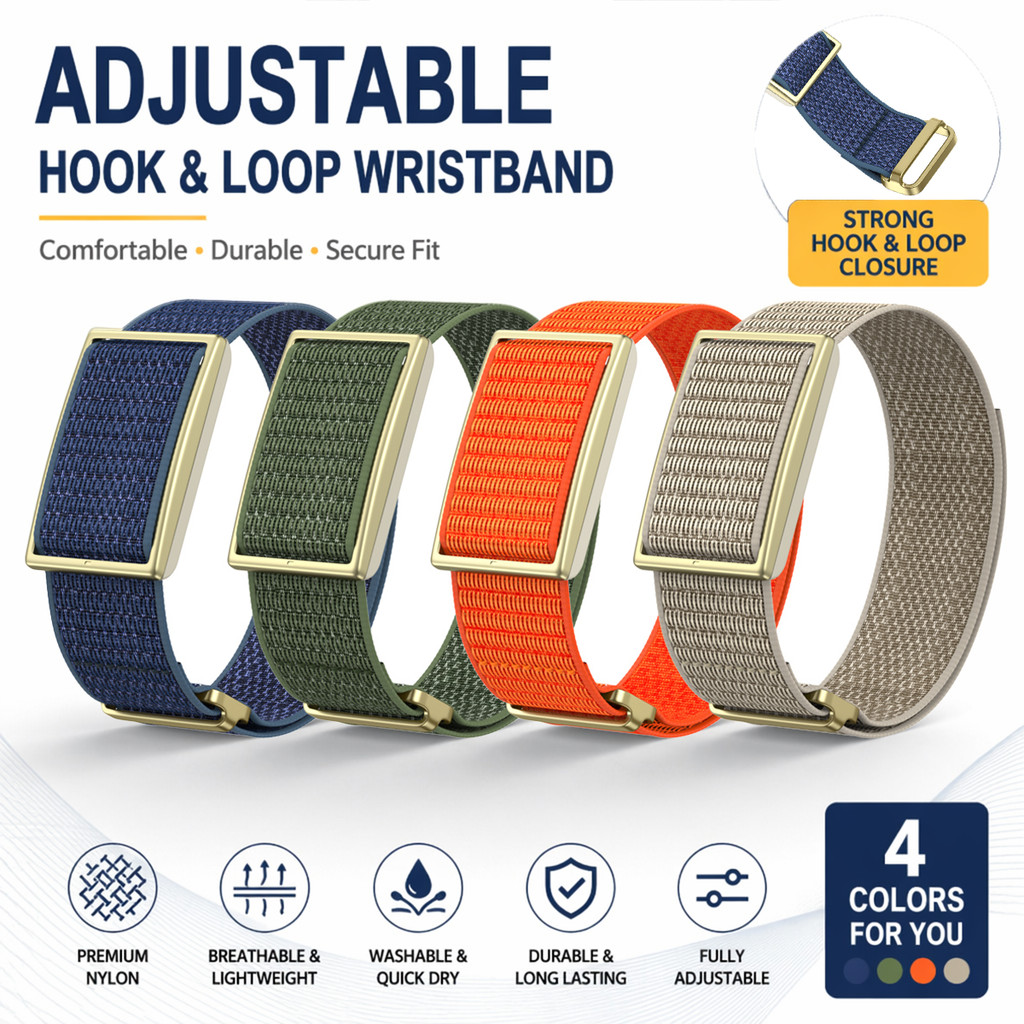 in stockFor Polar Loop Band Strap Breathable ปรับฟิตเนส Tracker สายคล้องกีฬาไนลอน Loop Design สายรัด