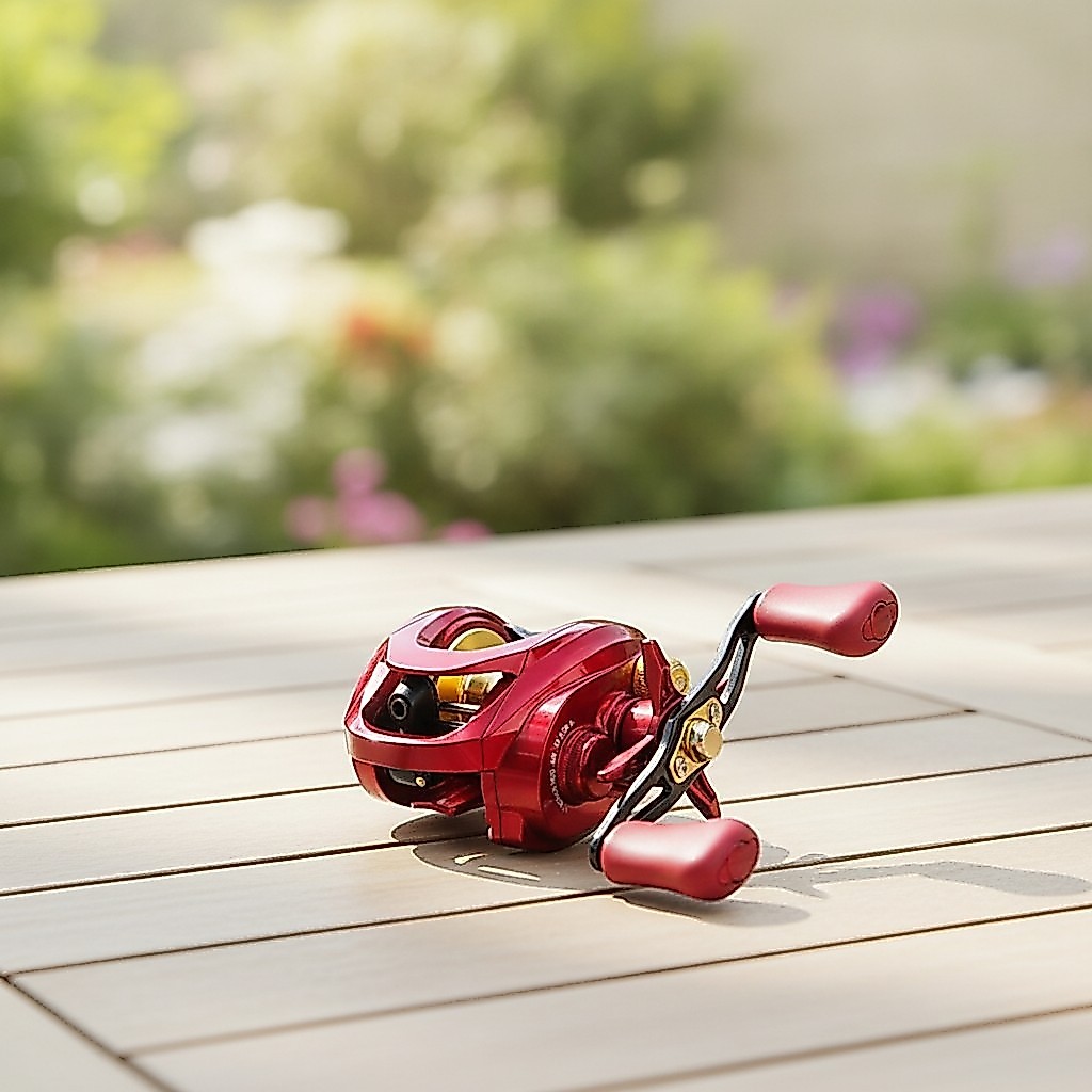 Low-Profile Baitcasting Reel Ultra-Light Low-Profile Casting Reel Baitcaster โลหะน้ําหนักเบาสําหรับ 