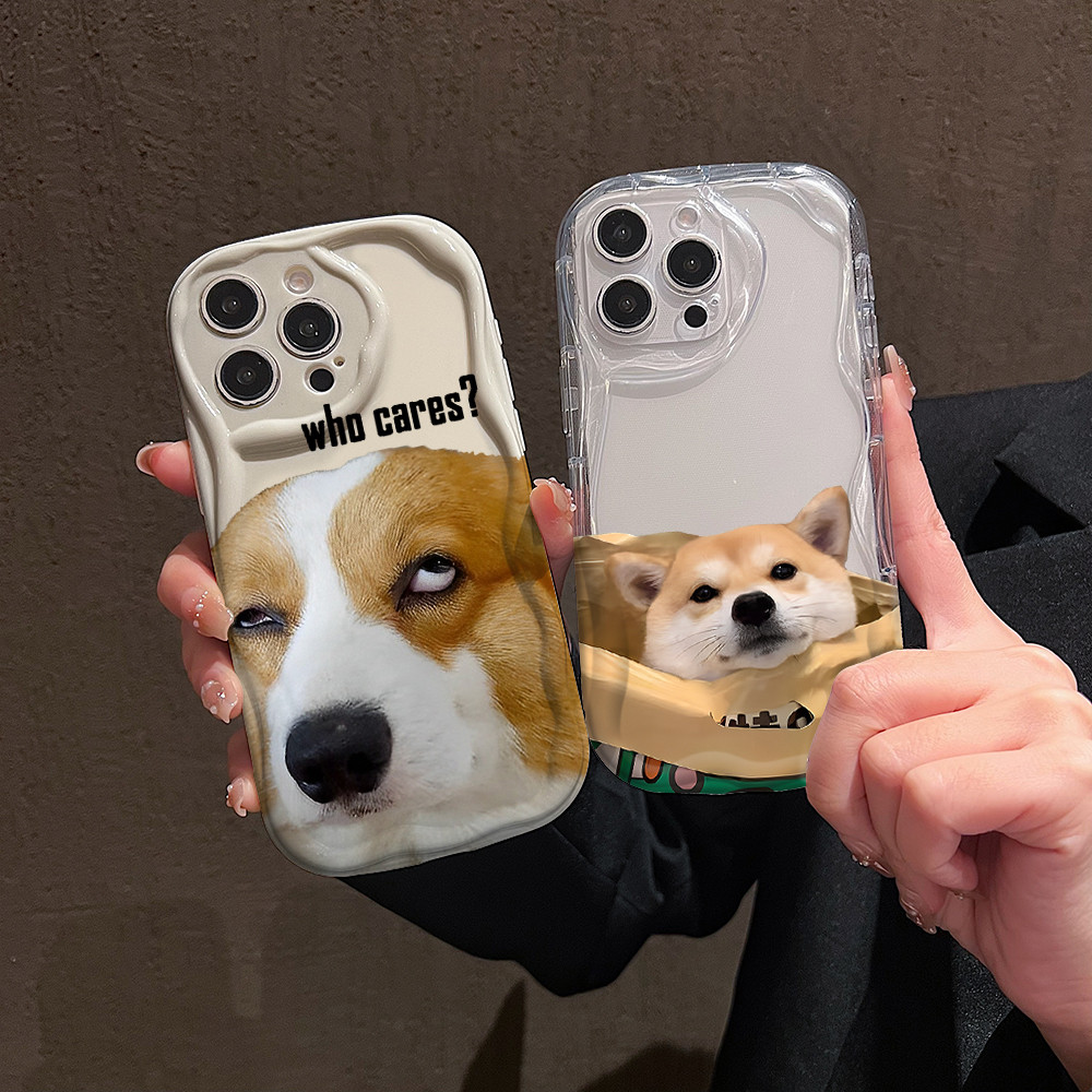 ลูกสุนัขตลกสุนัขรูปแบบเคสโทรศัพท์สําหรับOPPO A5 A6 Pro A5X A6X A6S A98 A3S A7 A5S AX5S A12 AX7 A7X A
