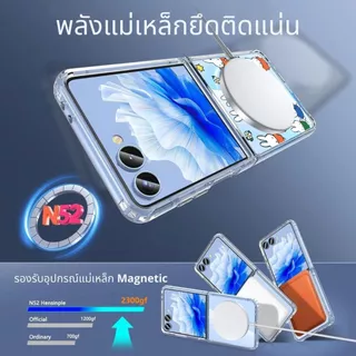 (พร้อมส่งทันที) เคสใส กันกระแทก HiShield Crystal Shield / Magnetic Shield สำหรับ Samsung Galaxy Z Flip8