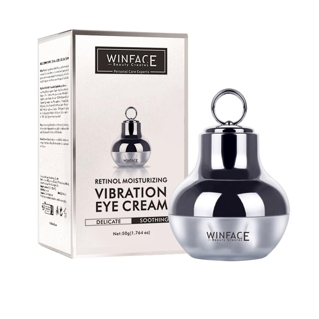 Hot New Item Retinol Eye Cream บรรจุกรดไฮยาลูโรนิกและ EUGLENA GRACILIS, 1.76 ออนซ์, Vibration Induct