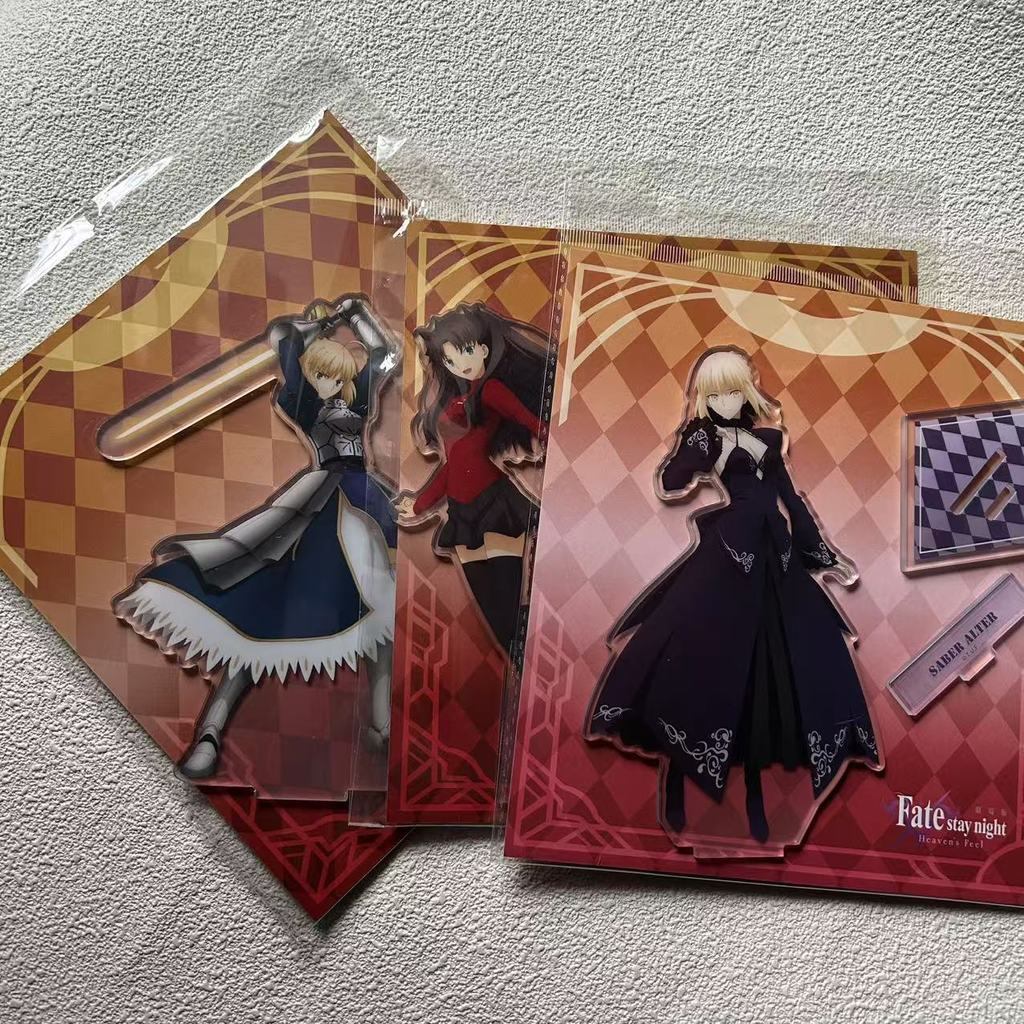 Fate Fate Fate Night My King saber Arturia Tohsaka Rin ขาตั้งอะคริลิค