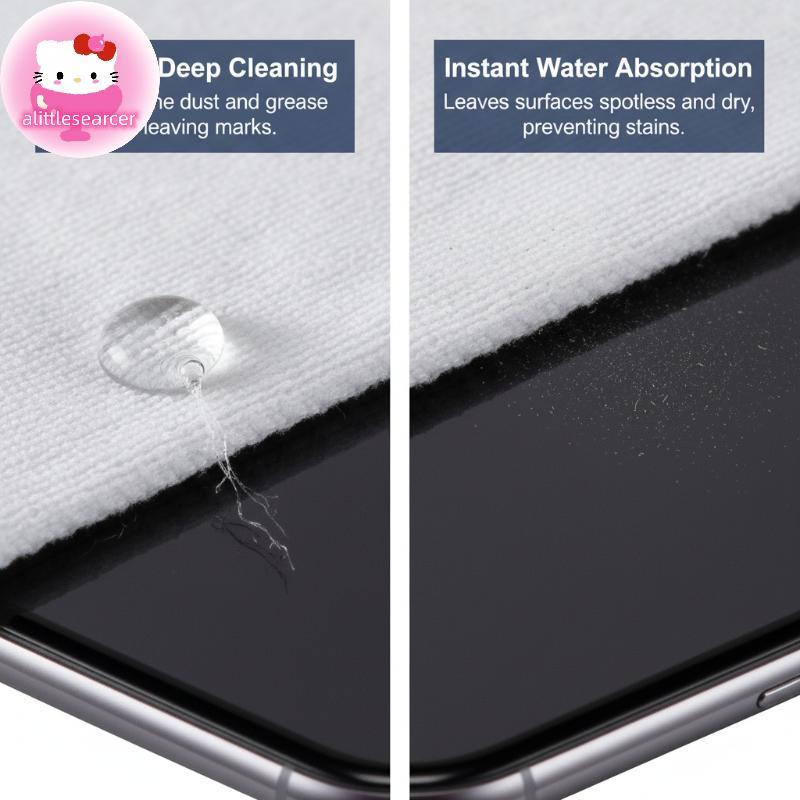 Alittlesearcer HK4090 Super Soft Anti-static Cleanroom Wiper Lint ฟรีผ้าสําหรับโทรศัพท์แท็บเล็ตหน้าจ