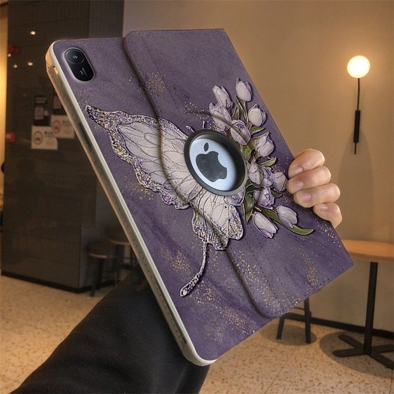 Apple iPadair7 เคสป้องกัน 89 ผีเสื้อ air45 แท็บเล็ต Pro 13 นิ้ว MINI123 11th Generation A16 กรณี JL2