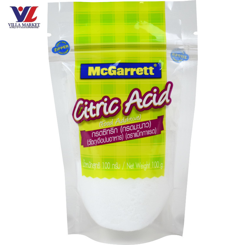 Mcgarrett Citric Acid กรดซิตริก 100G