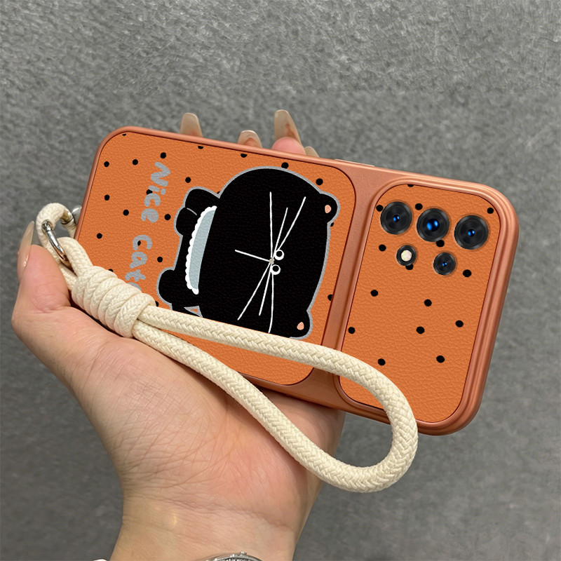 สําหรับ Samsung A13 A23 A04S A32 A33 A36 A56 A37 A52 A53 A54 A55 A56 A57 4G 5G 1Leather Texture เคสโ