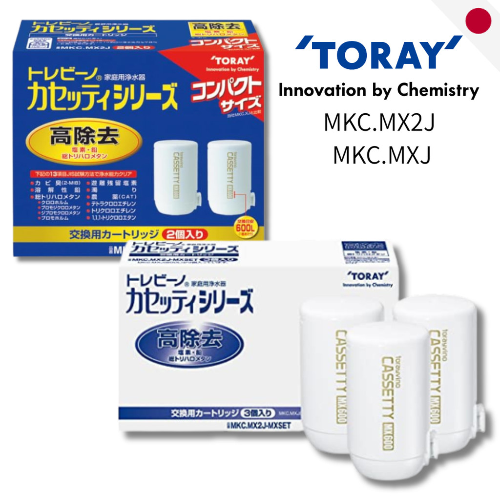 Toray Trevino Water Purifier Replacement Filter Cartridge MKC.MX2J / MKC.MXJ - Japan