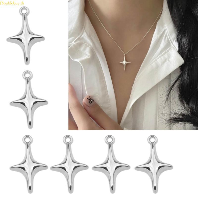 Doublebuy 10xElegant Awn Starจี้สําหรับChokerสร้อยคอทําต่างหูลูกปัดสําหรับDIYสร้อยคอเครื่องประดับทํา