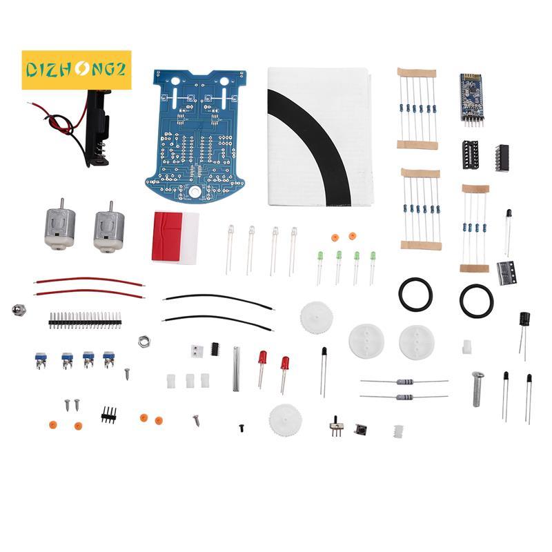 [dizhong2]D2-6 Bluetooth Remote Control Car Kit Induction Tracking หลีกเลี่ยงอุปสรรค C51 Microcontro