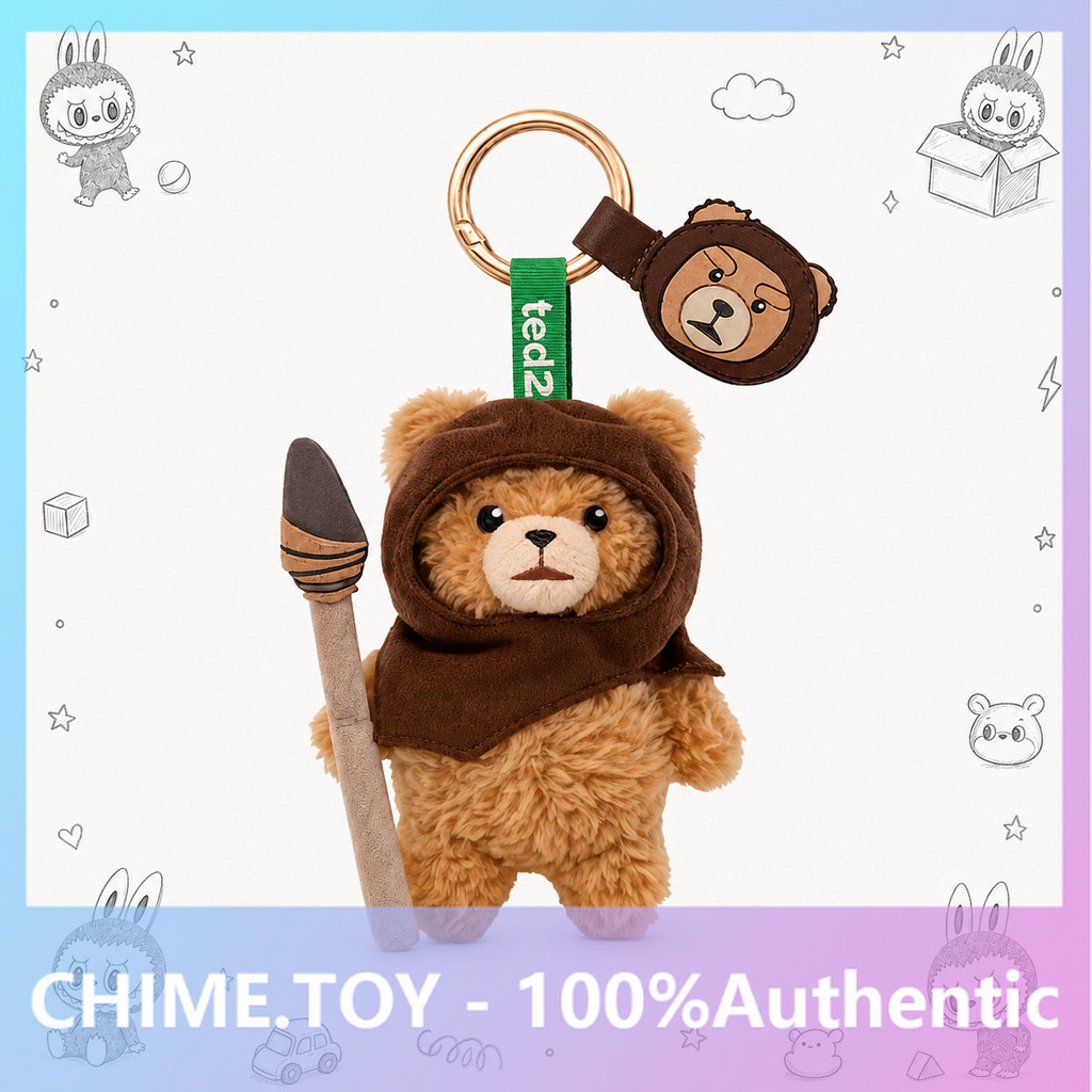[secret] POPMART GONGMING! <Ted2 > Baby Ted จี้ตุ๊กตาเคลื่อนย้ายได้กล่องลึกลับของขวัญเล่นอินเทรนด์