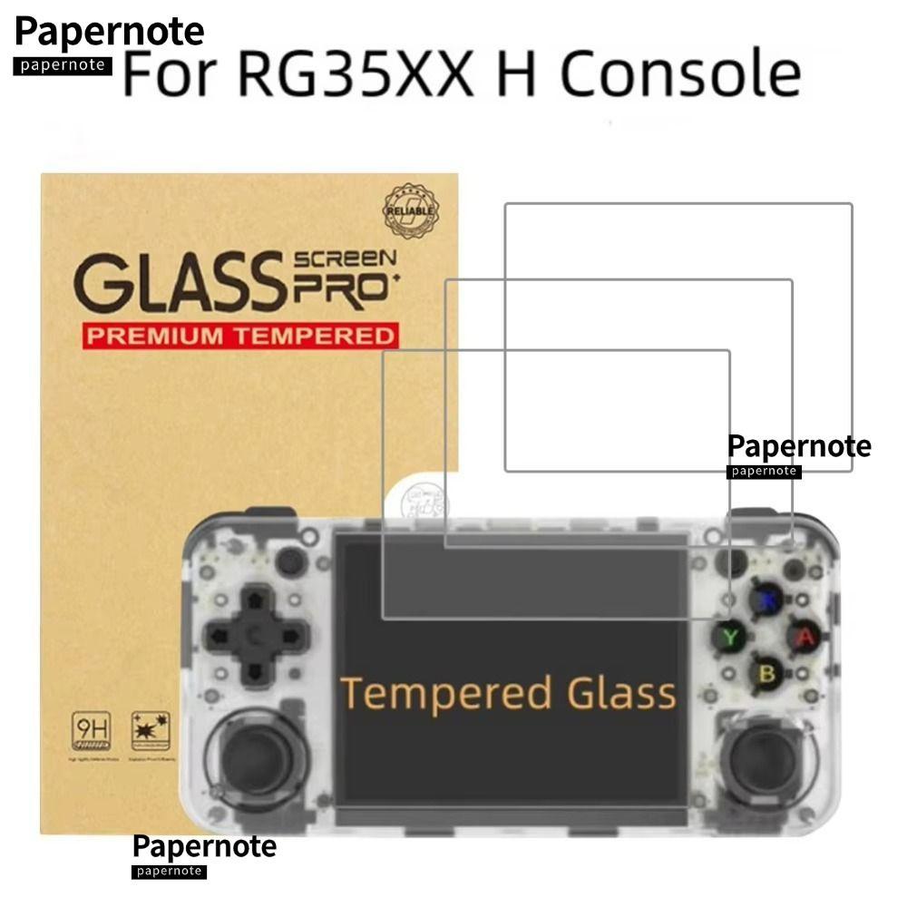 PAPERNOTE ฟิล์มกันรอยหน้าจอ, กระจกนิรภัยทนทาน 9H, 2024 HD Anti-Scratch Resist Film สําหรับ Anbernic 
