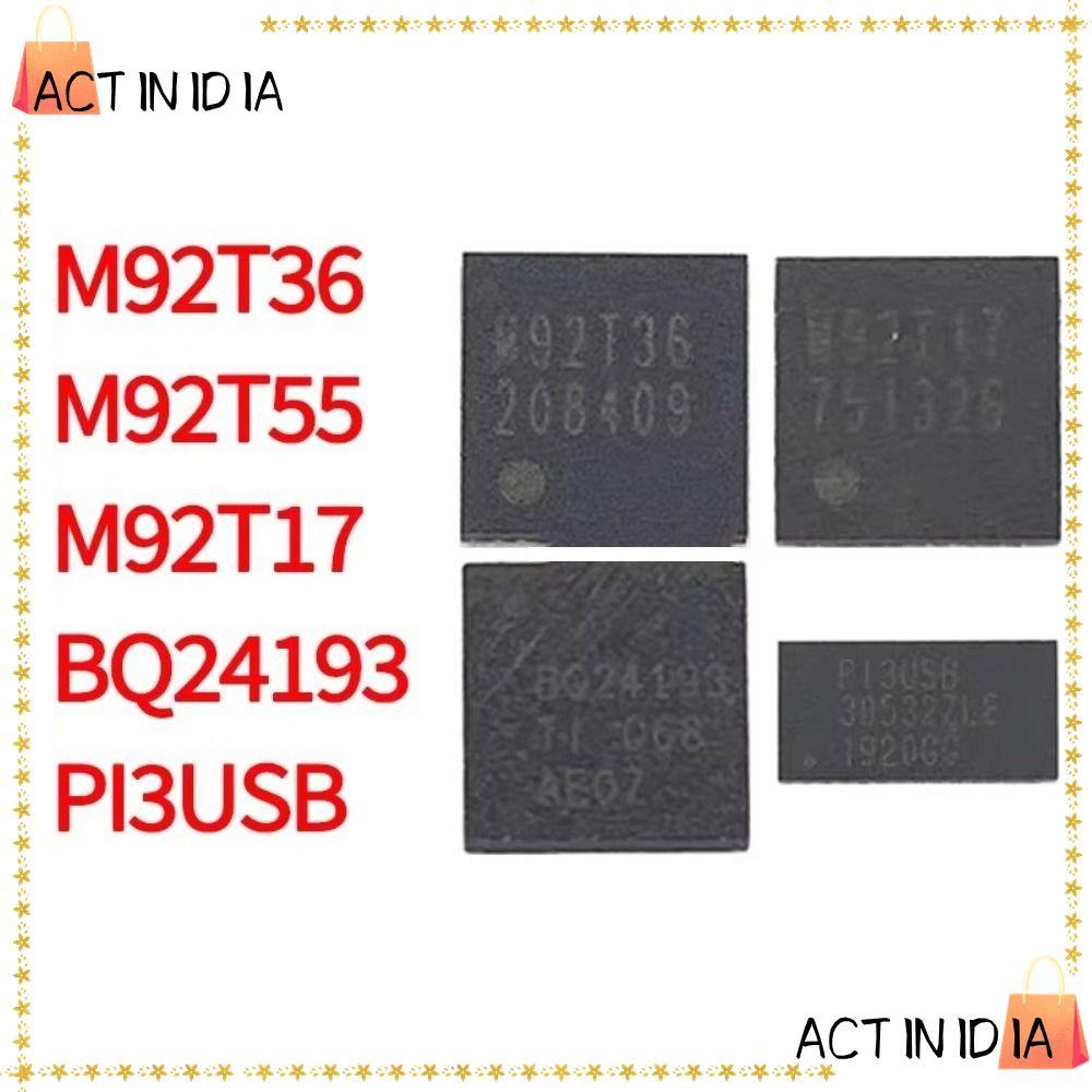 ACTINIDIARA ชิปการจัดการการชาร์จ, ส่วนประกอบอิเล็กทรอนิกส์ M92T36 P13USB BQ24193 M92T17 ชิปเมนบอร์ด,
