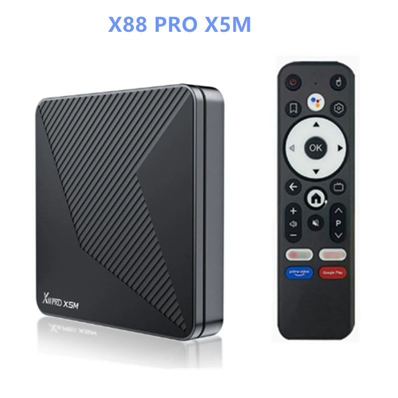 พร้อมส่ง X88 PRO X5M Set-Top Box S905A Android 14 Dual-Band wifi6 HD 8K TV Box TVBOX