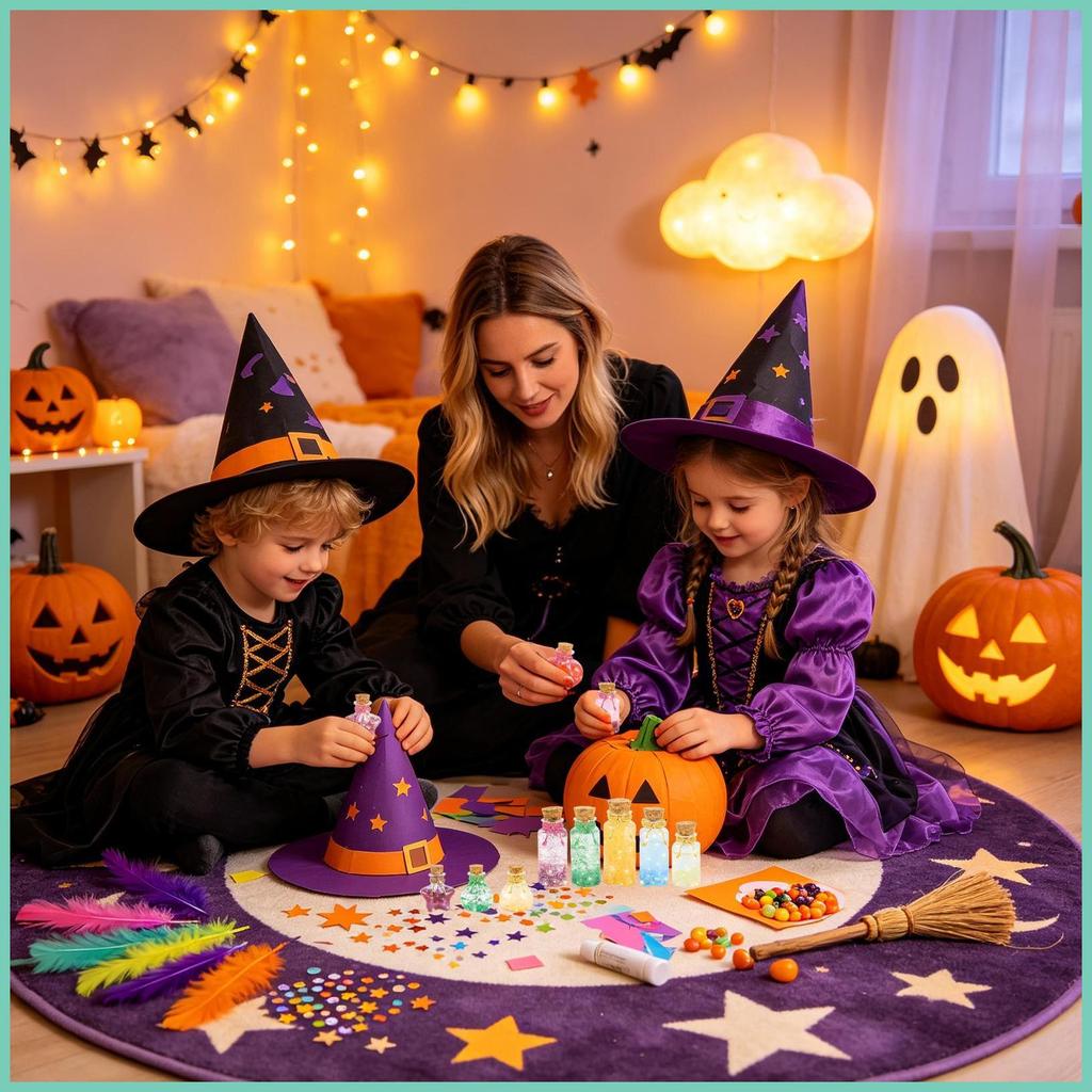 Potion Kits สําหรับเด็ก Halloween Bottle Party Diy Glow Material Craft Set Potion Kits สําหรับวันเกิ