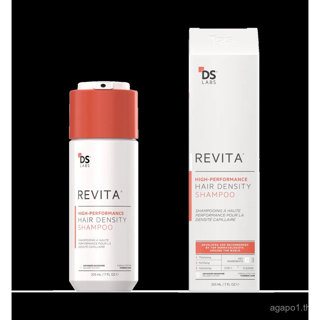DSLaboratories ผลิตแชมพู Revita เหมาะสําหรับทินเนอร์มีขนด้วยผลหนา เหมาะสําหรับผู้ชายผู้หญิงรองรับการ