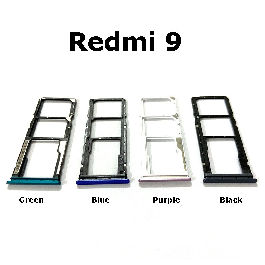 XM Redmi 9 / Redmi9 SimTray ถาดซิมผู้ถือบัตร SimCard Slot สําหรับเปลี่ยน M2004J19G M2004J19C
