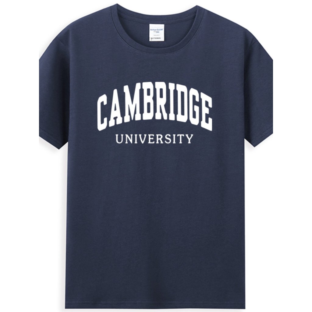 Oxon University Uniform Short-Sleeved Oxford University Study T-Shirt University Oxford Party Commem