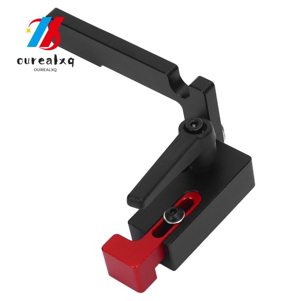 OUREAPH Miter Track Stop, อลูมิเนียมอัลลอยด์ 75 Type T Track Flip Stop, Precision Secure Design Prec