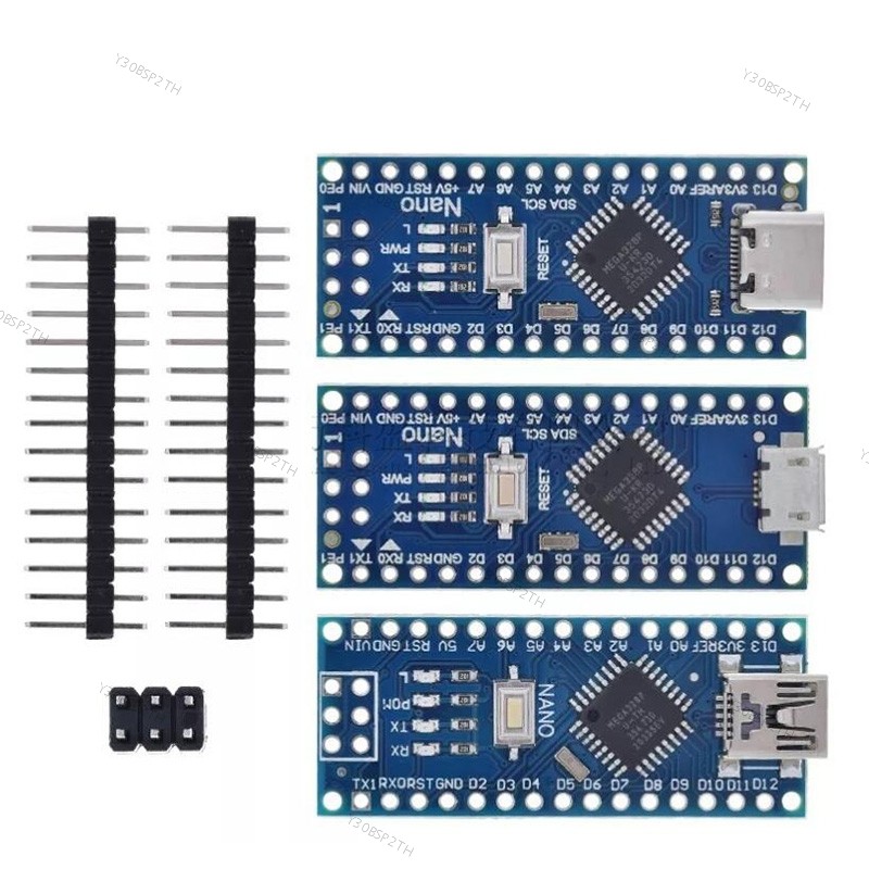 สําหรับ Arduino 5V Nano 3.0 ATmega328P Micro USB mini type c Controller Board Driver 30TH2