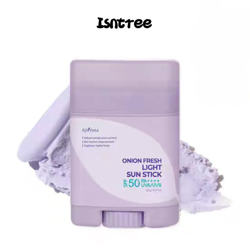 ✨Isntree Purple Onion Sunscreen Stick Persistent Oil Control Refreshing Moisturizing SPF50+PA++++ น้