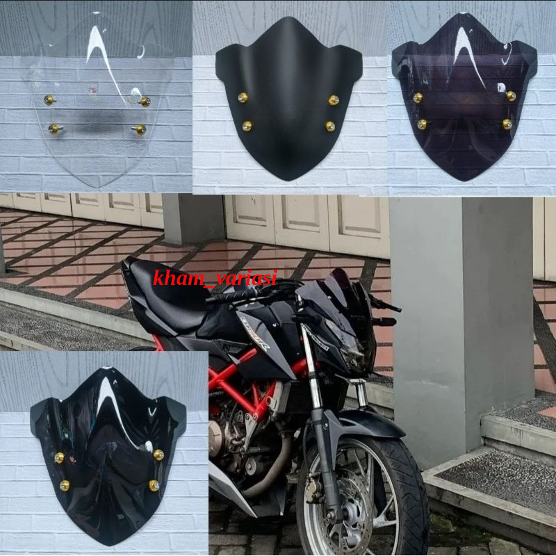VISOR CB 150 R SE CB 150 รุ่นใหม่ LATEST WINDSHIELD CB 150R ใหม่ PLUS VARIATION BOLT