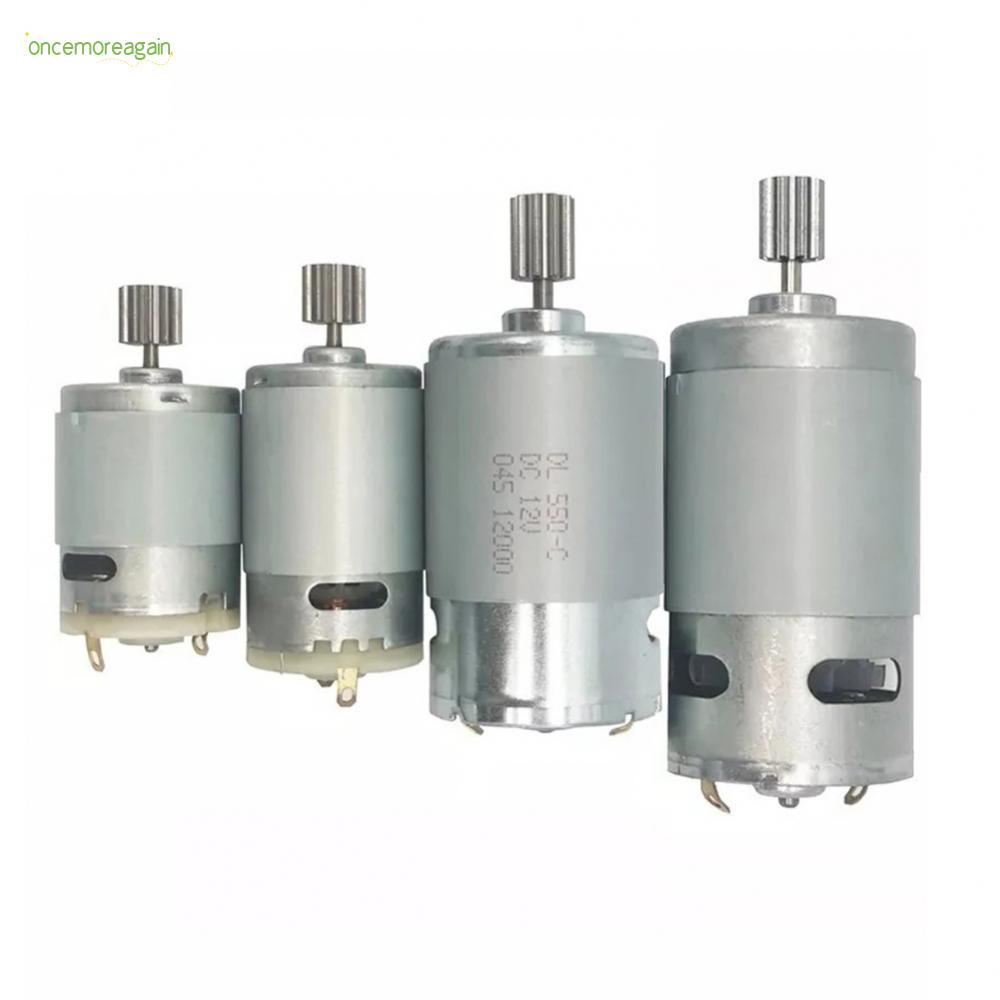 มอเตอร์รถยนต์ไฟฟ้าสําหรับเด็ก RS550 RS390 RS380 RS555 Dual Modulus เกียร์ 6V 12V 24V