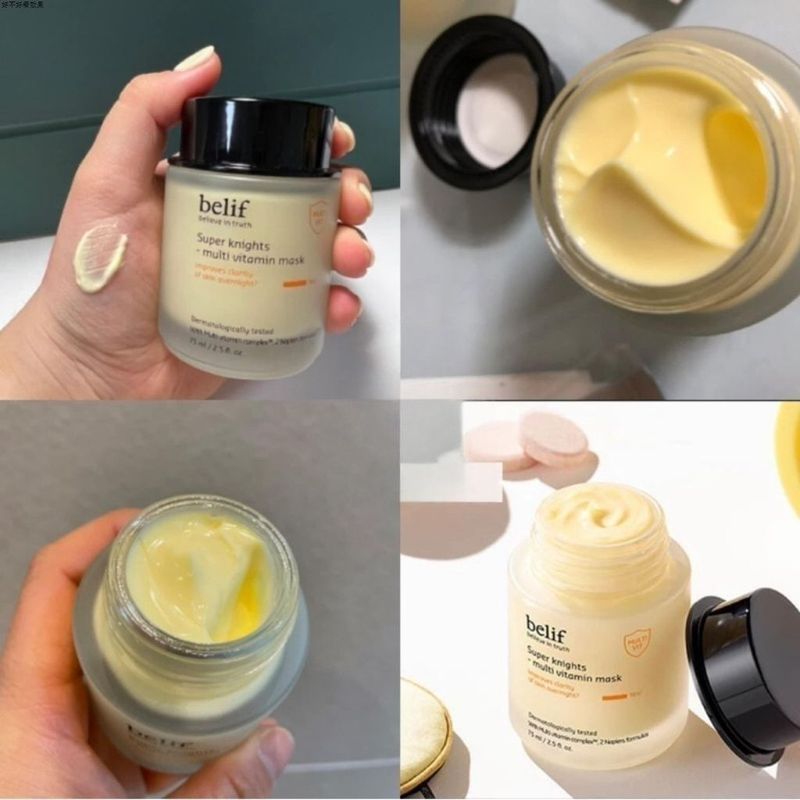 Mat Nagu Korea Belif Belif Night Regenerating Mask Elastic Night Mask Moisturizing Nourishing Anti-a