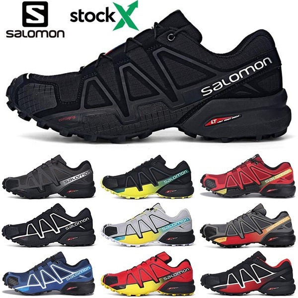 Salomon Speedcross 4 ผู้ชายผู้หญิงรองเท้าวิ่งข้ามประเทศออกแบบแฟชั่นเหมาะสําหรับเดินป่าและกิจกรรมกลาง