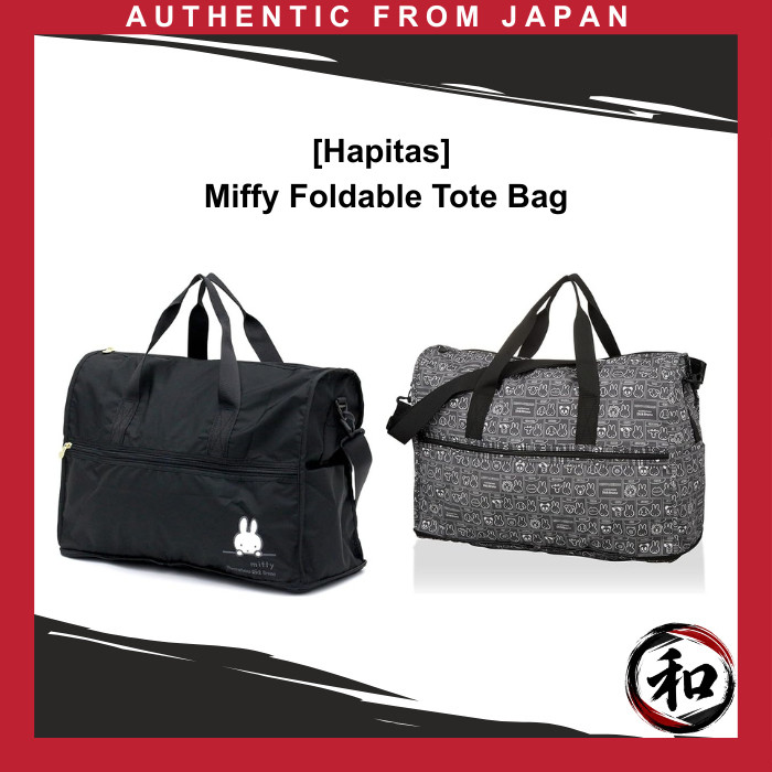 [Hapitas] Miffy Foldable Tote Bag 【Direct from Japan】