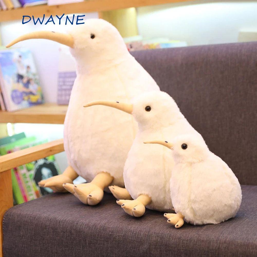DWAYNE Kiwi Bird ของเล่นตุ๊กตาน่ารักตกแต่งบ้านหมอนการ์ตูนของขวัญวันเกิดตุ๊กตาเด็กเหมือนจริง Kiwi Bir