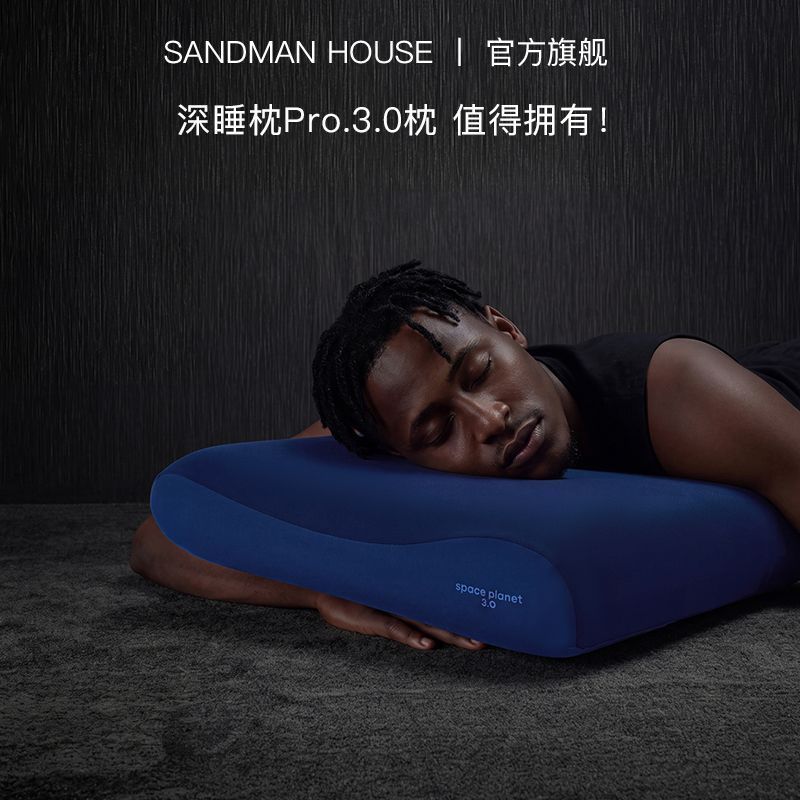 SANDMAN HOUSE Deep Sleeping Pillow Pro3.0 หมอนออกแบบมาสําหรับด้านข้าง Sleeping Fit Neck Curve Handy 