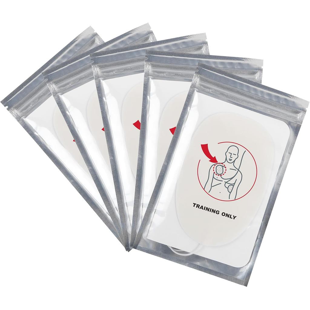 XFT AED TRAINER Pads, 5 คู่ Practice Trainer Pads สําหรับ XFT Mini ATED Trainer Pads (แผ่นผู้ใหญ่), 