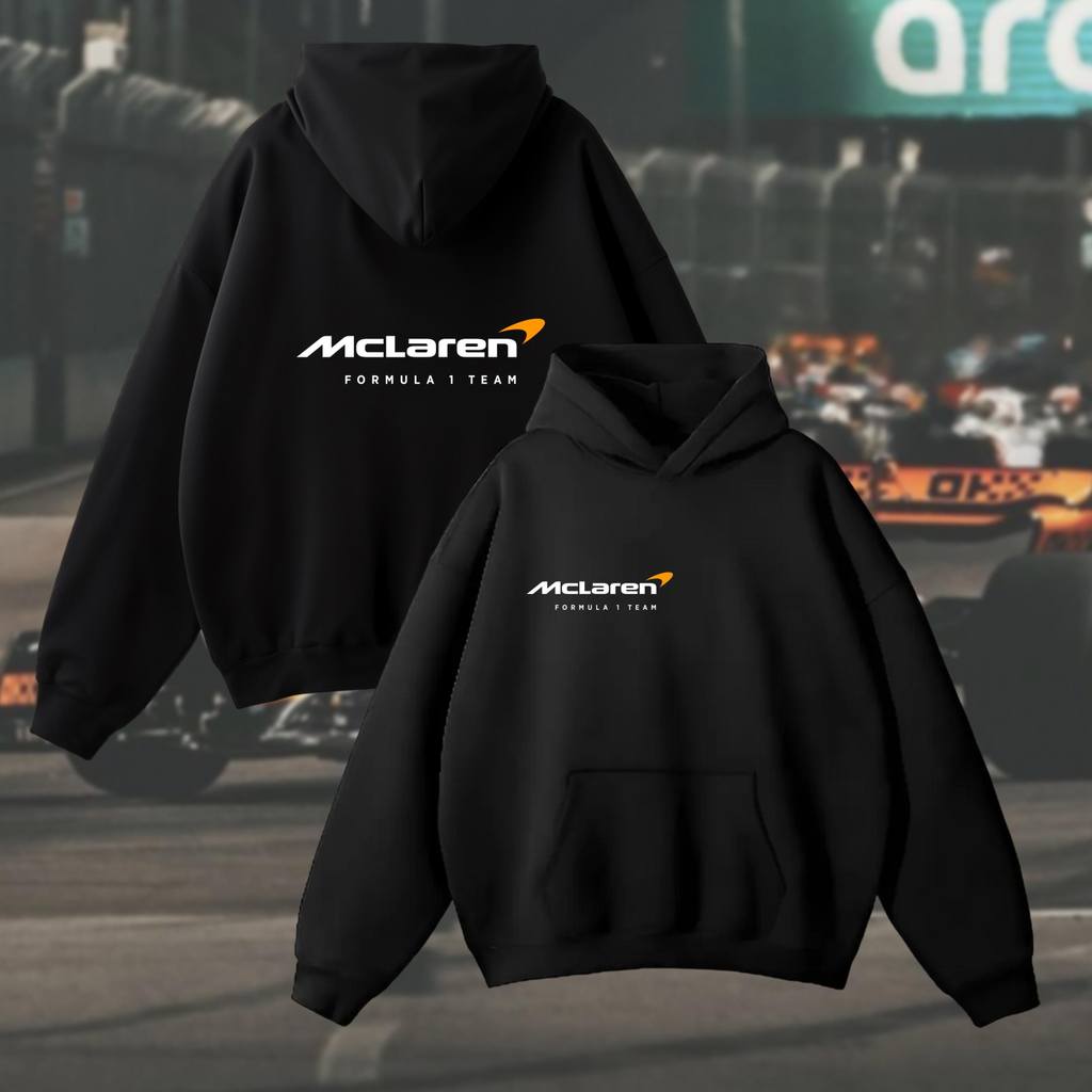 เสื้อฮู้ด McLaren Formula One Team: ผ้าฝ้ายเกรดพรีเมียม สำหรับแฟนกีฬารถแข่ง