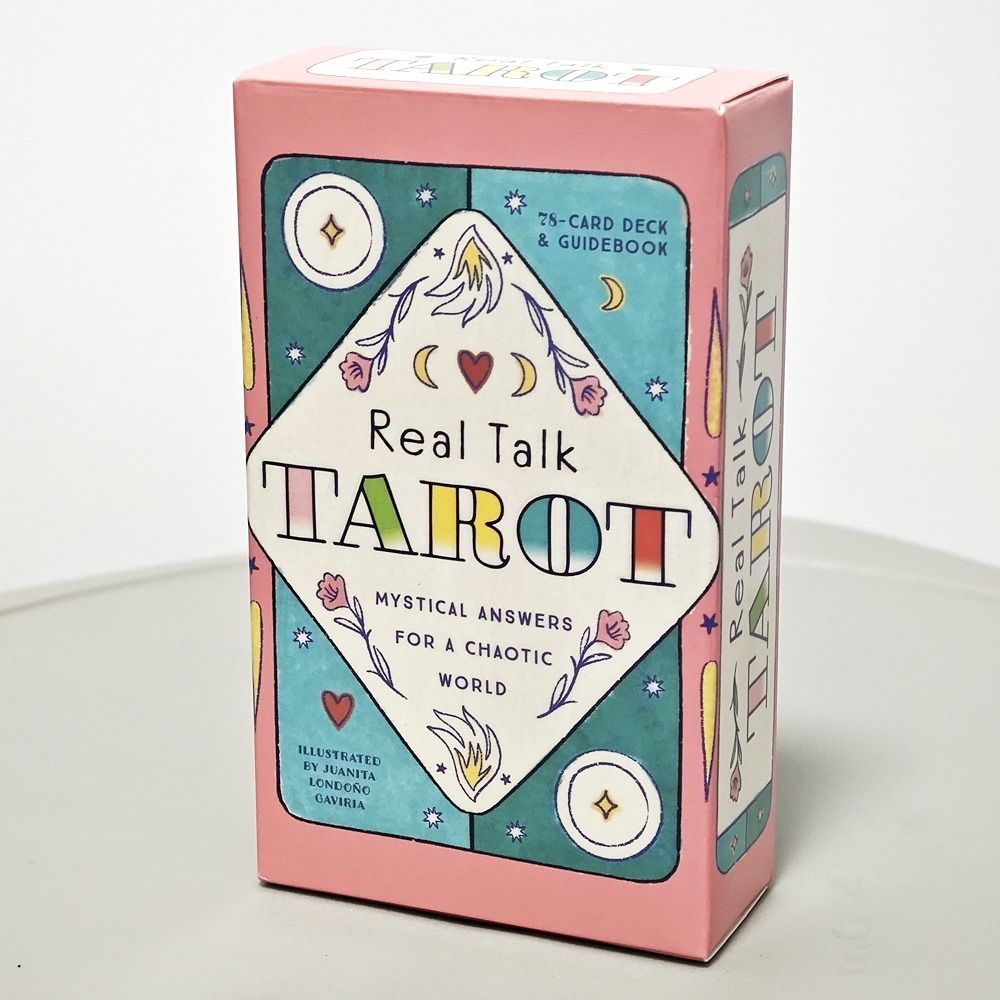 10.3 * 6 ซม. Real Talk Tarot เกมกระดานภาษาอังกฤษการ์ดเกม Real Talk Tarot Witte Series